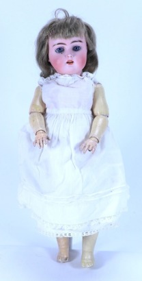 A J.D Kestner 192 bisque head doll, German circa 1910,