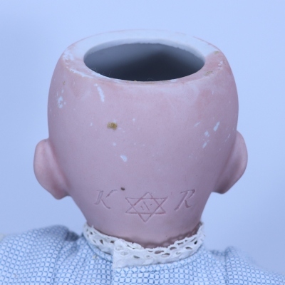 A Kammer & Reinhardt 101 bisque head character doll, German circa 1910, - 4