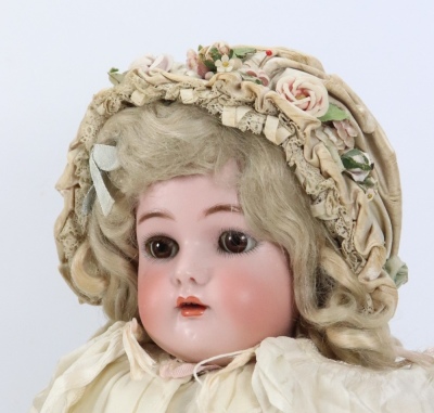 &lsquo;Irene&rsquo; a Kammer & Reinhardt/S&H bisque head girl doll in original clothes, German circa 1910, - 2