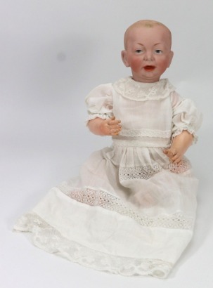 Kammer & Reinhardt 100 bisque head &lsquo;Kaiser&rsquo; character baby doll, German circa 1915,
