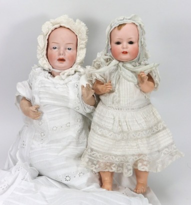 Einko bisque head character baby doll, German circa 1910,