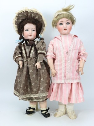 A Schoenau & Hoffmeidter 1909 bisque head doll,