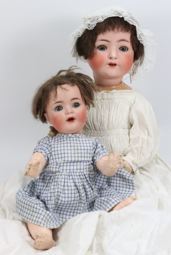 A Large Heubach Koppelsdorf 320 bisque head baby doll, German circa 1915,