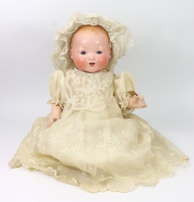 A large A.M 351 bisque head Dream baby doll, German circa 1920,