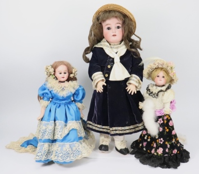 A Kammer & Reinhardt/S&H bisque head girl doll, German circa 1915,