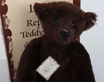 Steiff Limited Edition British Collectors 1907 Replica Teddy Bear, - 2