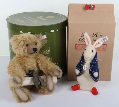 Two Steiff Limited Edition Soft toys,