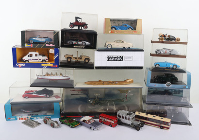 Collection of various model cars
