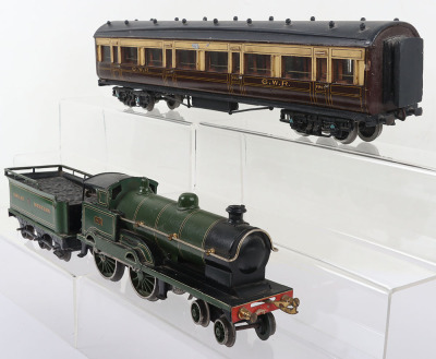 Bing for Bassett-Lowke 0 gauge clockwork 4-4-0 George the Fifth locomotive and tender - 3