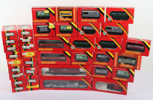 Collection of Hornby Railway 00 gauge Rolling stock and track side accessories