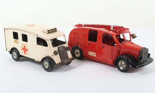 Tri-ang Minic Fire Engine and Ambulance