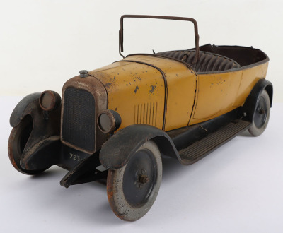 Jouet (France) Tinplate Clockwork Andre Citroen Torpedo Commercial B14