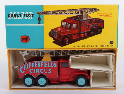 Vintage Corgi Major Toy 1121 Chipperfields Circus Crane Truck