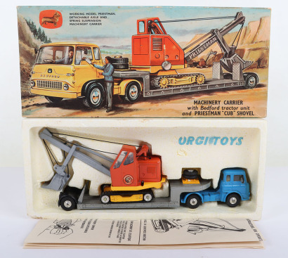 Corgi Major Toys Gift Set No 27 Bedford Machinery Carrier and Priestman Shovel
