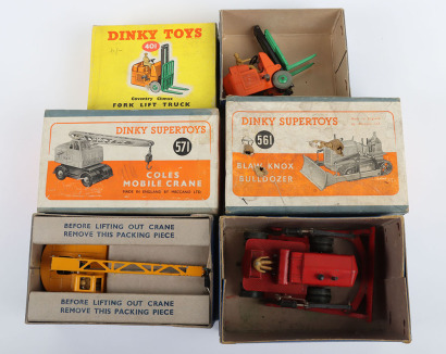 Three Dinky Toys Commercial Models
