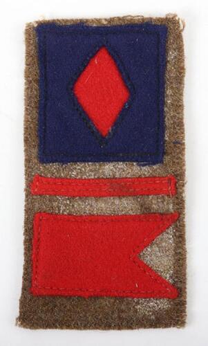 WW2 British Battle Dress Combination Insignia 61st Division Divisional Headquarters