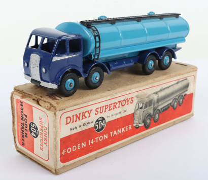 Boxed Dinky Supertoys 504 Foden 14 Ton Tanker