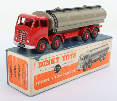 Boxed Dinky Supertoys 504 Foden 14 Ton Tanker 2nd cab