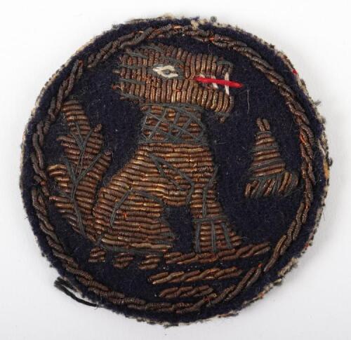 WW2 3rd Indian Division &ldquo;Chindits&rdquo; Bullion Embroidered Formation Sign