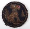 WW2 3rd Indian Division &ldquo;Chindits&rdquo; Bullion Embroidered Formation Sign