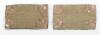 Scarce HQ L of C S.E.A.C South Burma District Facing Pair of Cloth Formation Signs - 2