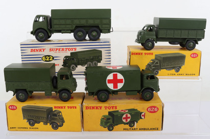 Four Boxed Dinky Toys Military Models