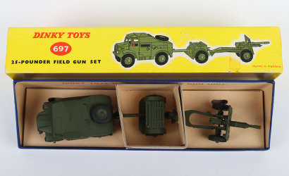Dinky Toys 697 Military 25-Pounder Field Gun Set