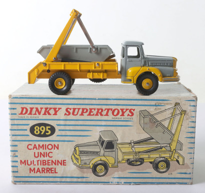 French Dinky Supertoy 895 Camion Unic Skip truck
