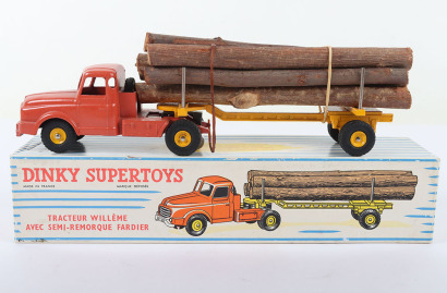 French Dinky Supertoy 897 Willeme Log lorry