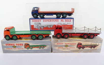 Three Dinky Toys Foden Trucks