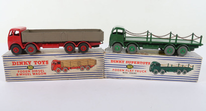 Two Boxed Dinky Toys Foden Lorries