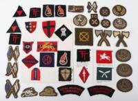 Selection of British Cloth Insignia