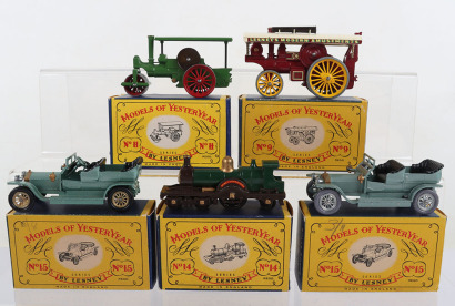 Five Boxed Matchbox Models of Yesteryear early issues