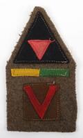 Rare 3rd Reconnaissance Regiment Northumberland Fusiliers 3rd Infantry Division Battle Dress Combination Insignia