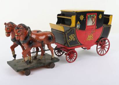 William Crawford & Sons Mail Stagecoach Biscuit Tin