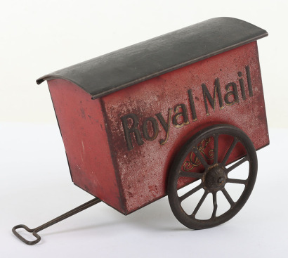 A Peak Frean & Co Royal Mail Hand Cart Biscuit Tin, circa 1901