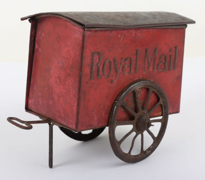 A Peak Frean & Co Royal Mail Hand Cart Biscuit Tin, circa 1901