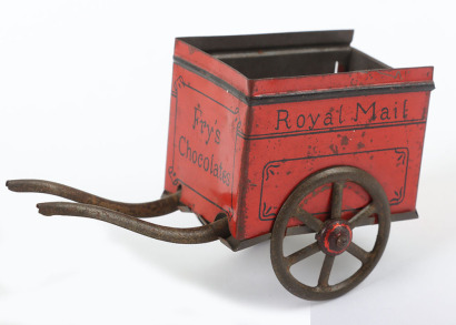 A Fry&rsquo;s Chocolate GR Post Office cart, circa 1930