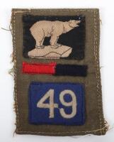 294th Field Company Royal Engineers 49th Infantry Division Battle Dress Combination Insignia