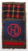 WW2 British 5th Cameron Highlanders 152nd Brigade 51st Highland Division Battle Dress Combination Insignia