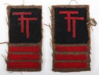 Pair of Battle Dress Combination Insignias 231st Brigade 50th Infantry Division