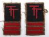 Pair of Battle Dress Combination Insignias 231st Brigade 50th Infantry Division