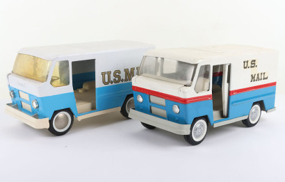 Two Buddy L U.S. Mail Trucks