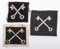 3x Variations of 2nd Infantry Division Cloth Formation Signs