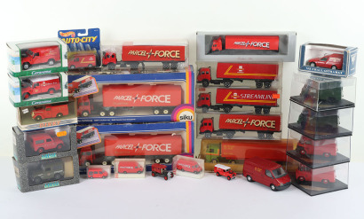 Two Siku 3119 Man Box Vans Royal Mail Parcel Force