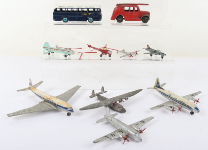 A Quantity of Playworn Dinky Toy Aircraft