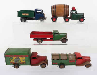 Five Tri-ang Minic Tinplate Clockwork Vehicles - 2
