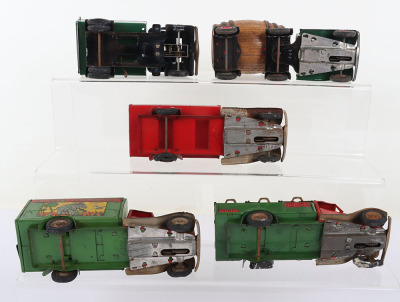 Five Tri-ang Minic Tinplate Clockwork Vehicles - 3
