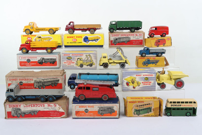 Quantity of Boxed Dinky Toys Commercial Models