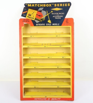 Scarce USA Fred Bonner Matchbox Series Major Packs and Accessory Packs Card Shop Counter Display Stand